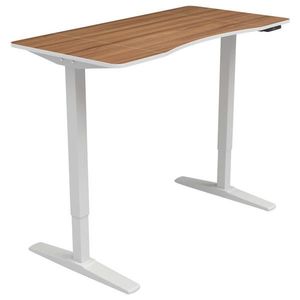 MID.YOU PSACÍ STŮL, bílá, barvy vlašských ořechů, 120/70/75 cm obraz