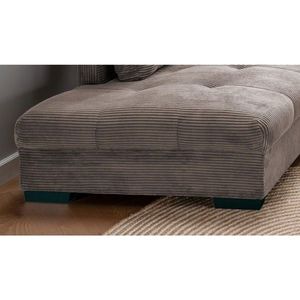 MID.YOU ROHOVÁ SEDAČKA, textil, šedohnědá obraz