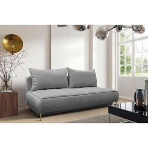 MID.YOU ROZKLÁDACÍ POHOVKA, textil, světle šedá obraz