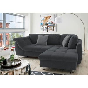 Livetastic ROHOVÁ ROZKLÁDACÍ POHOVKA, textil, černá obraz