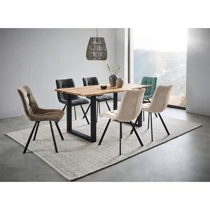 Linea Natura JÍDELNÍ STŮL, akácie, černá, barvy akácie, 160/85/76 cm obraz