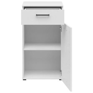 Carryhome KOMODA, bílá, 45/83/40 cm obraz