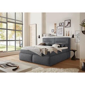 MID.YOU POSTEL BOXSPRING, 200/220 cm, antracitová obraz