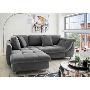 Livetastic ROHOVÁ SEDAČKA, textil, tmavě šedá obraz
