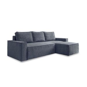 MID.YOU ROHOVÁ SEDAČKA, textil, tmavě modrá obraz