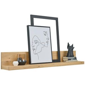Linea Natura NÁSTĚNNÁ POLICE, jádrový dub, barvy dubu, 154/24/24 cm obraz