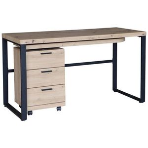 Venda PSACÍ STŮL, černá, barvy dubu, 140/60/76 cm obraz