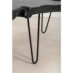 Ambia Home KONFERENČNÍ STOLEK, černá, dřevo, kov, 100/40/40 cm obraz