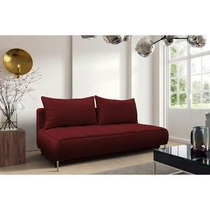 MID.YOU ROZKLÁDACÍ POHOVKA, textil, bordeaux obraz