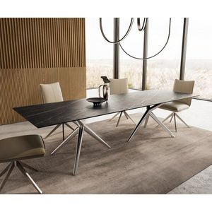 Jídelní stůl Edge 300x100 Keramický Laminam®Noir Desir Brown obraz