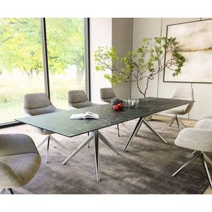 Jídelní stůl Edge 300x100 keramický Laminam®Nero Greco obraz