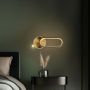 Nástěnná lampa MONET oválná zlatá 13W LED 3000K, 4000K, 6000K bílé stínidlo obraz