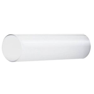 Bílé skleněné stínidlo E14 pro nástěnnou lampu Jadet obraz