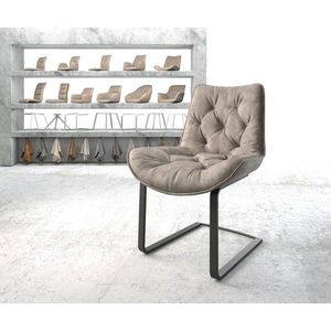 Jídelní židle Taimi-Flex taupe vintage konzolová podnož plochá obraz
