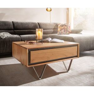 Konferenční stolek Stonegrace 80x60x40 cm přírodní akácie 2 obraz