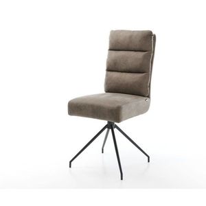 Otočná židle Pela-Flex taupe vintage křížová podnož zúžená obraz
