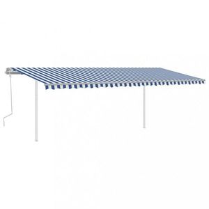 Ručně zatahovací markýza se sloupky 300x250 cm Dekorhome obraz