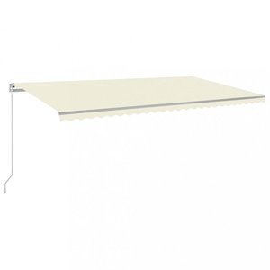 Ručně zatahovací markýza s LED světlem 600x350 cm Dekorhome obraz