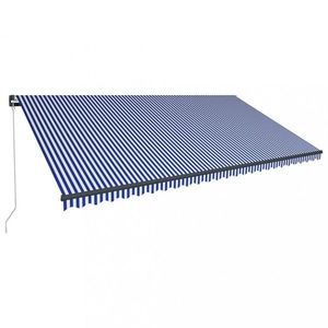 Ručně zatahovací markýza s LED světlem 600x300 cm Dekorhome obraz