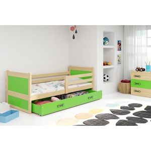 Detská posteľ RICO 1 / BOROVICA 185x80 Barva: Zelená obraz