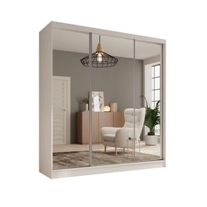 ArtAdrk Šatní skříň TOLA | bílá 200 cm obraz