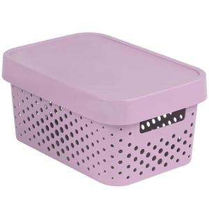 Box s víkem infinity 4, 5l 229156 růžový obraz