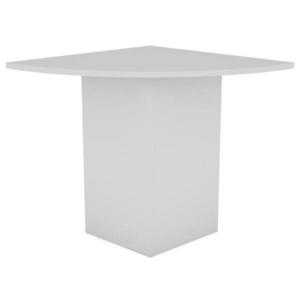 Rohový díl psacího stolu Torino 80x80x75 bílý 642666 obraz