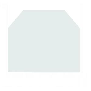 Sklo pod kamna Trapez 60x70 cm C3 obraz