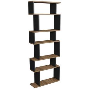 Regál FD-ZMBS-071 antracit/natural obraz