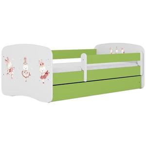 Dětská postel Babydreams+SZ+M zelená 80x160 Tančící králíčci obraz