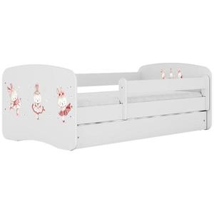 Dětská postel Babydreams+SZ+M bílá 80x180 Tančící králíčci obraz
