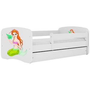 Dětská postel Babydreams+SZ+M bílá 80x160 Mořská panna obraz