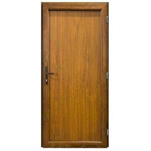 Vchodové dveře Larino Eco D18 80P 90x208x6 zlatý dub obraz