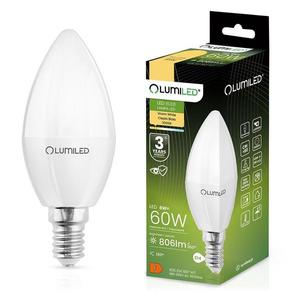 Žárovka Led svíčka 8W E14 806LM CB 3000K obraz