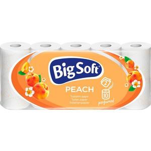 Big Soft broskev 2vrstvý toaletní papír 10 rolí obraz