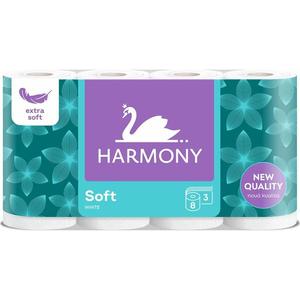 Harmony Soft 3vrstvý toaletní papír 8 rolí obraz