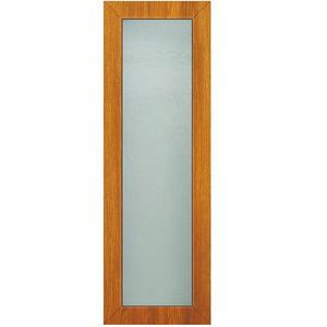 Světlík ke vchodovým dveřím zlatý dub 50x198 ornamentní sklo obraz