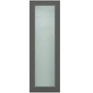 Světlík ke vchodovým dveřím antracit 50x198 ornamentní sklo obraz