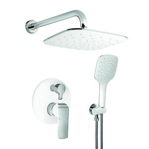 Sprchový set podomietkový 38050R, 1 biely/chróm obraz