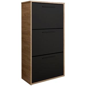 Botník Asper závěsný černý/Craft obraz