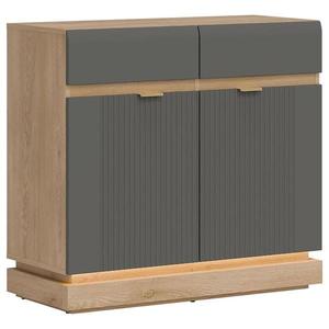 Komoda Milton ML02 dub crem torro šedá obraz