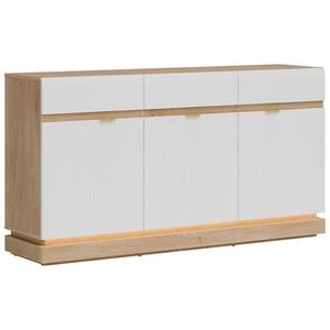 Komoda Milton ML03 dub crem torro bílá obraz