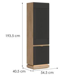 Skříňka L/P Milton ML07 dub crem torro antracit obraz