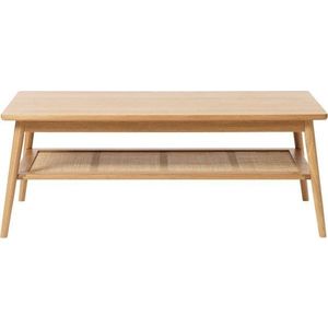 Konferenční stolek s deskou v dubovém dekoru v přírodní barvě 60x120 cm Barrali – Unique Furniture obraz