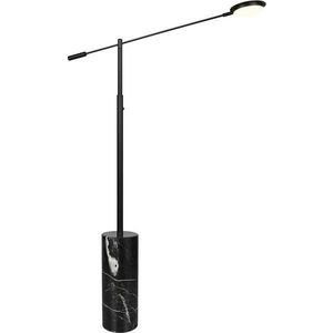 Černá LED stojací lampa (výška 145 cm) Fiore – Trio Select obraz