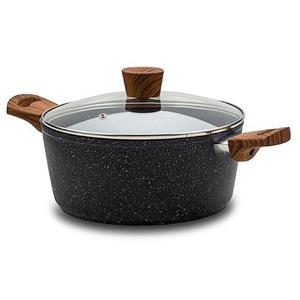 Hrnec granit s pokličkou "Nature" 24cm obraz