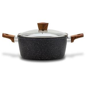 Hrnec granit s pokličkou "Nature" 28cm obraz
