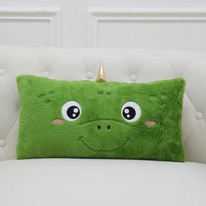 Polštář dinosaurus 30x56 cm zelený obraz