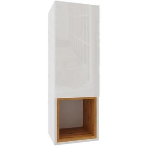 Závěsná skříňka Izumi 3 WH-DC bílá mat/lesk/artisan obraz