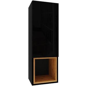 Závěsná skříňka Izumi 3 BL-DC černá mat/lesk/artisan obraz